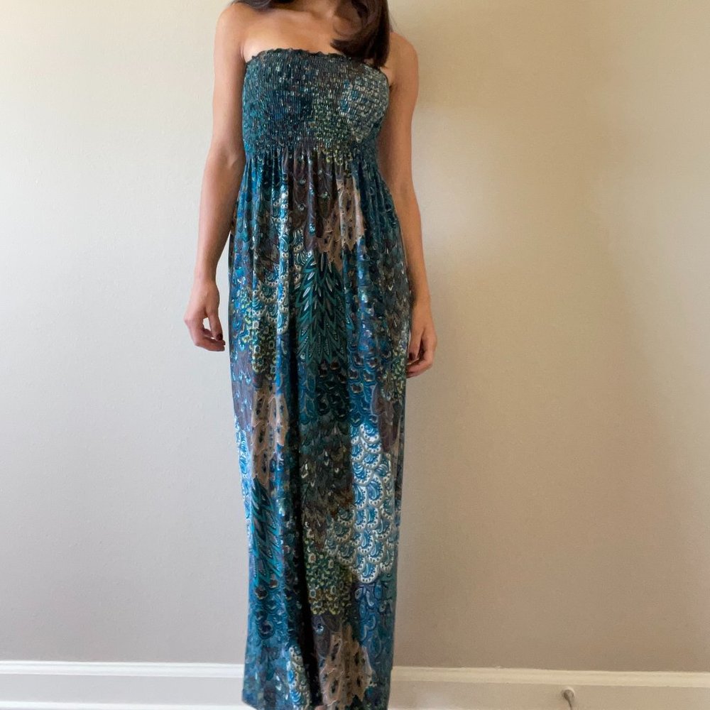 Hypnotik Strapless Maxi Summer Dress